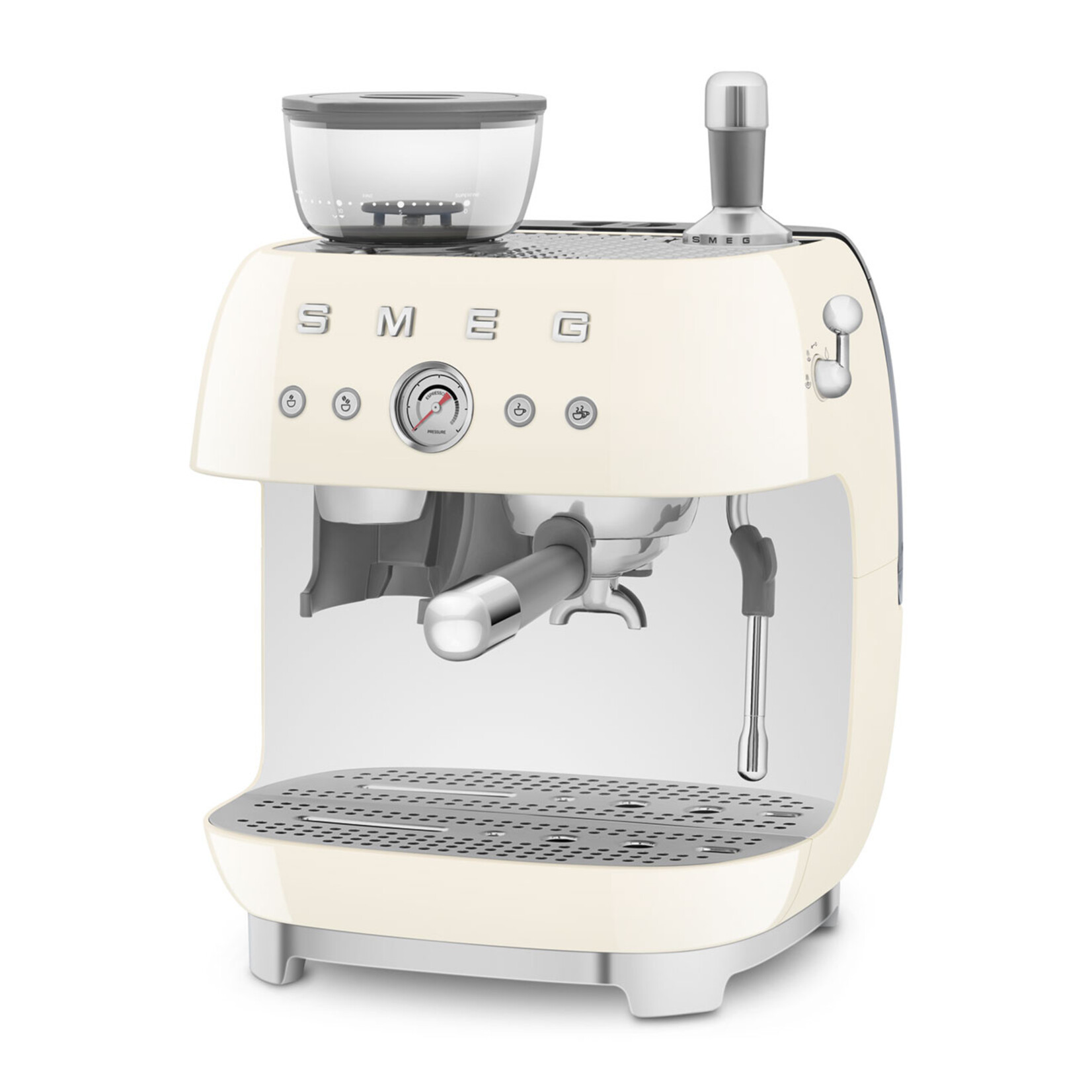 SMEG SMEG espressomachine crème, halfautomaat, EGF03CREU