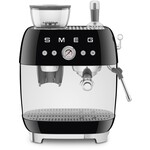 SMEG Espressomachine zwart, halfautomaat, EGF03BLEU