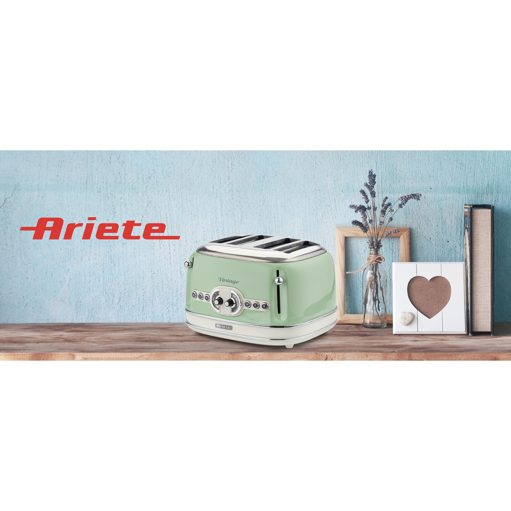 Ariete Ariete Broodrooster Vintage 4-slots, groen