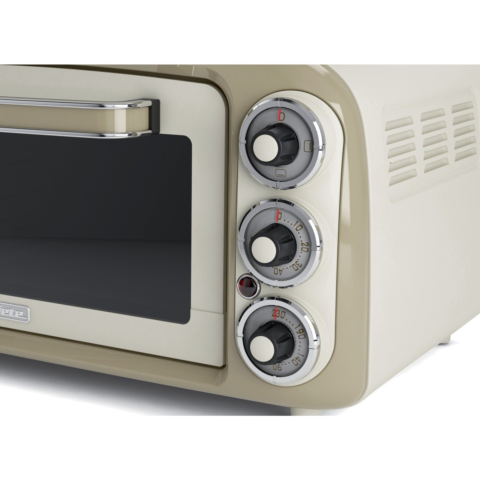 Ariete Ariete Mini Oven vintage beige, elektrisch, tot 230 graden
