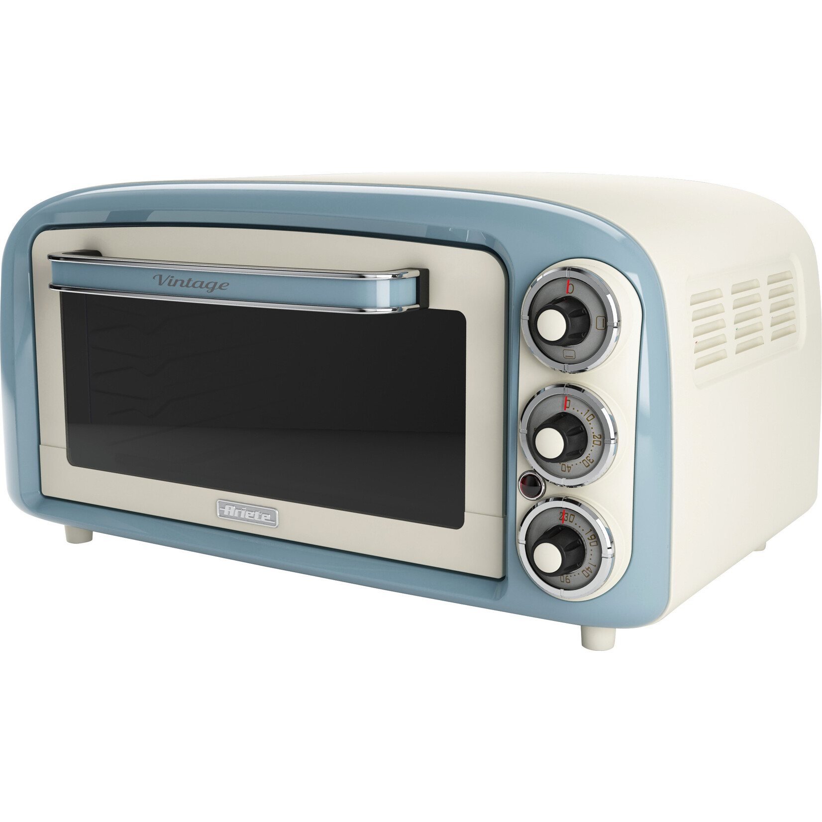 Ariete Ariete Mini Oven vintage blauw, elektrisch, tot 230 graden