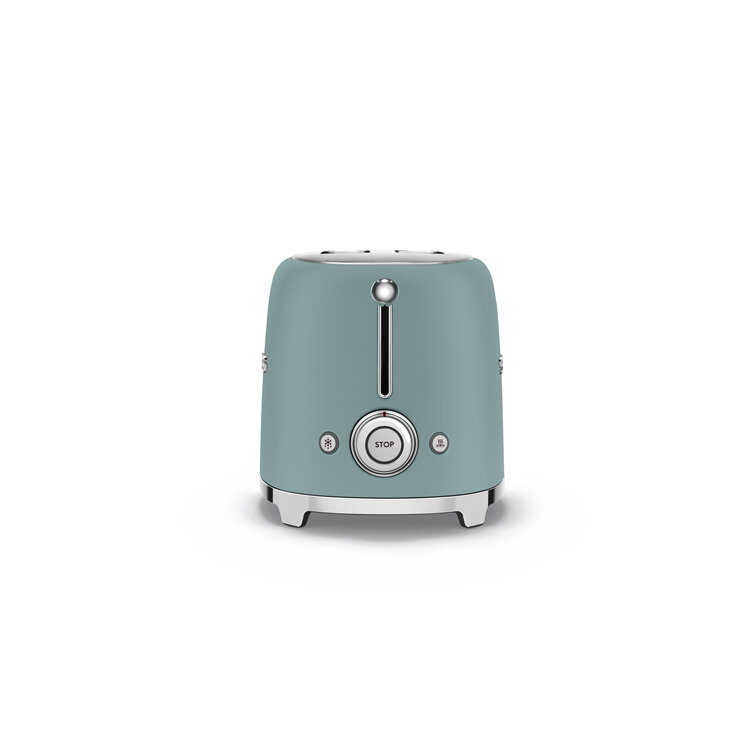 SMEG SMEG Broodrooster, 2-slots Emerald Green, TSF01EGMEU