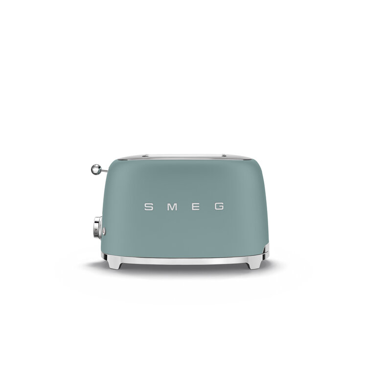 SMEG SMEG Broodrooster, 2-slots Emerald Green, TSF01EGMEU
