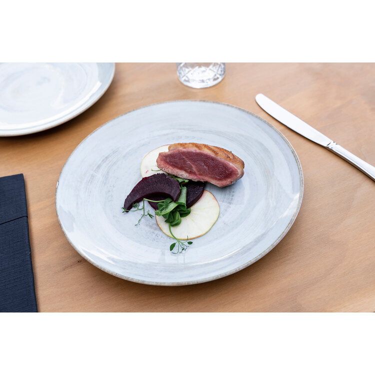 Hazel & Bos Hazel & Bos Juntos madera dinerbord, 27 cm, set van 6, porselein