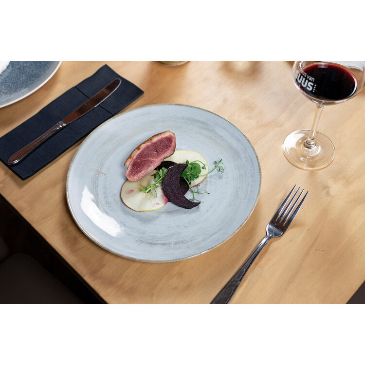 Hazel & Bos Hazel & Bos Juntos madera dinerbord, 27 cm, set van 6, porselein