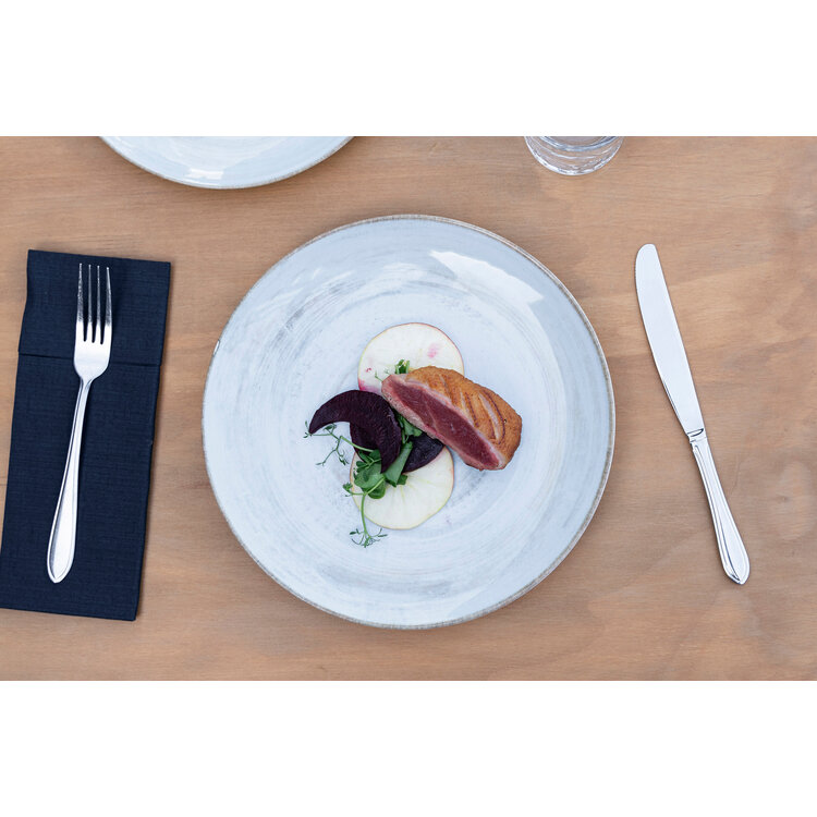 Hazel & Bos Hazel & Bos Juntos madera dinerbord, 27 cm, set van 6, porselein