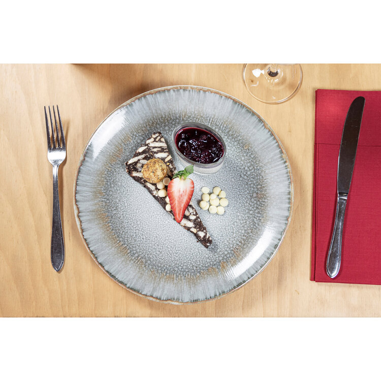 Hazel & Bos Hazel & Bos Juntos blanco artico dinerbord, 27 cm, set van 6, porselein