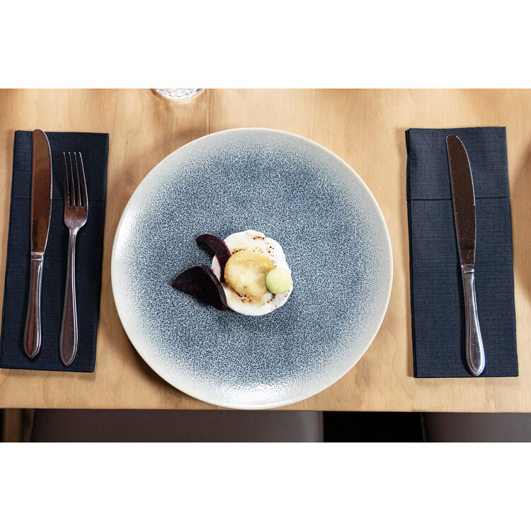 Hazel & Bos Hazel & Bos Juntos granulado dinerbord, 27 cm, set van 6, porselein