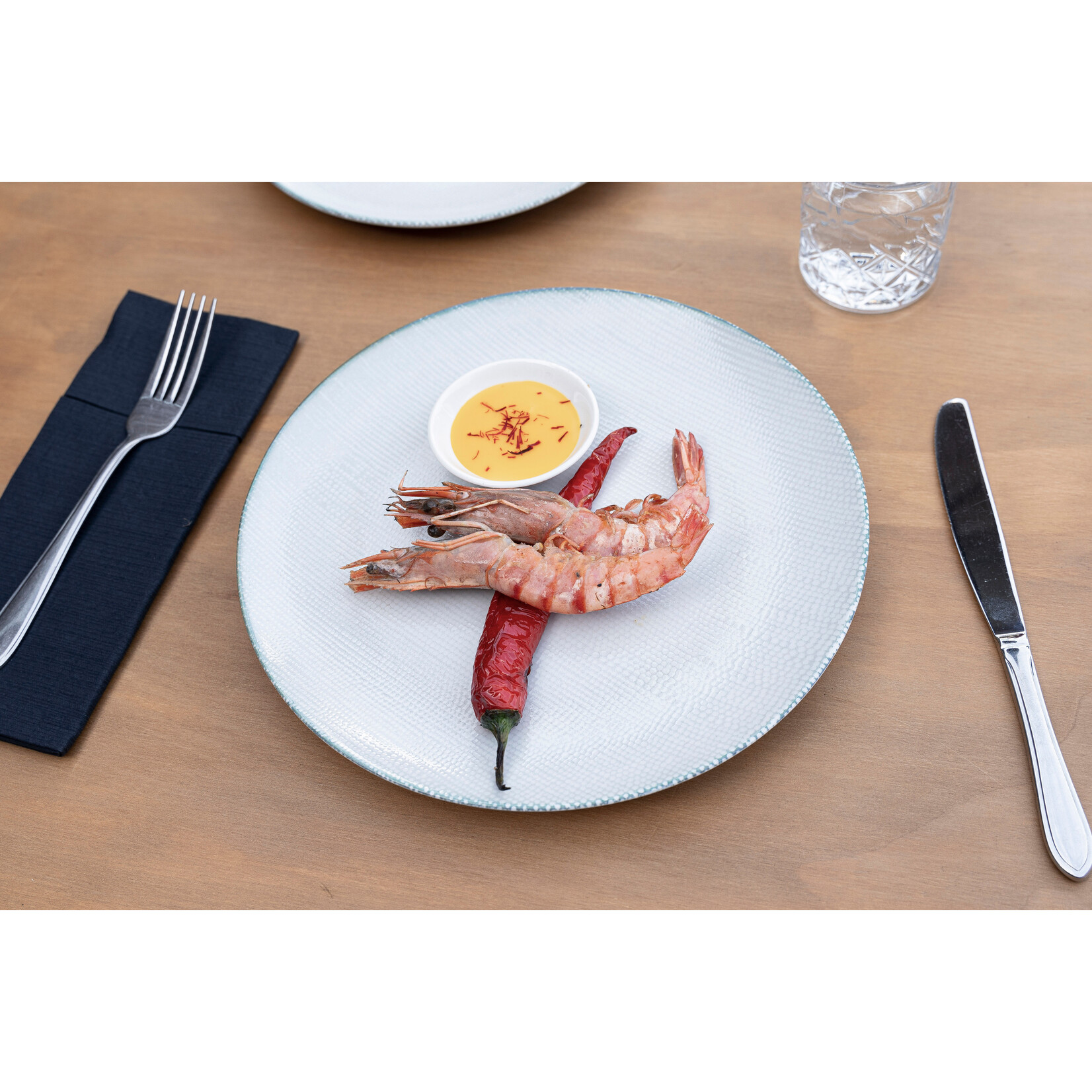 Hazel & Bos Hazel & Bos Juntos motas dinerbord, 27 cm, set van 6, porselein