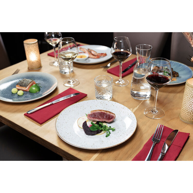 Hazel & Bos Hazel & Bos Juntos picadas dinerbord, 27 cm, set van 6, porselein