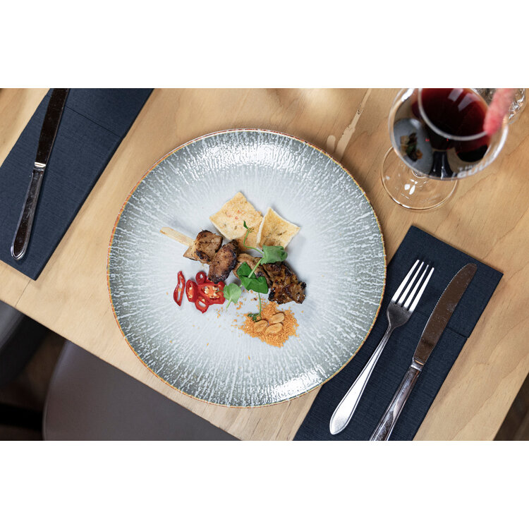 Hazel & Bos Hazel & Bos Juntos grietas dinerbord, 27 cm, set van 6, porselein