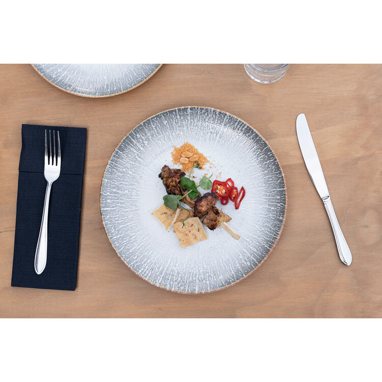 Hazel & Bos Hazel & Bos Juntos grietas dinerbord, 27 cm, set van 6, porselein