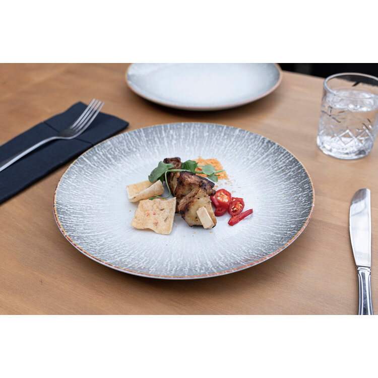 Hazel & Bos Hazel & Bos Juntos grietas dinerbord, 27 cm, set van 6, porselein