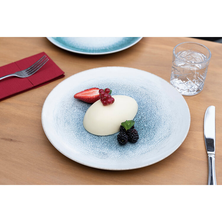 Hazel & Bos Hazel & Bos Juntos reactivo ontbijtbord, 24 cm, set van 6, porselein