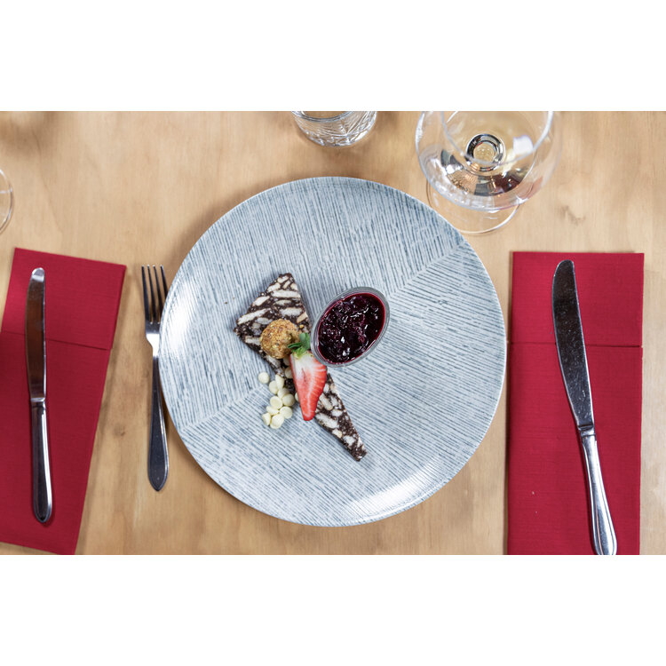 Hazel & Bos Hazel & Bos Juntos grano ontbijtbord, 24 cm, set van 6, porselein