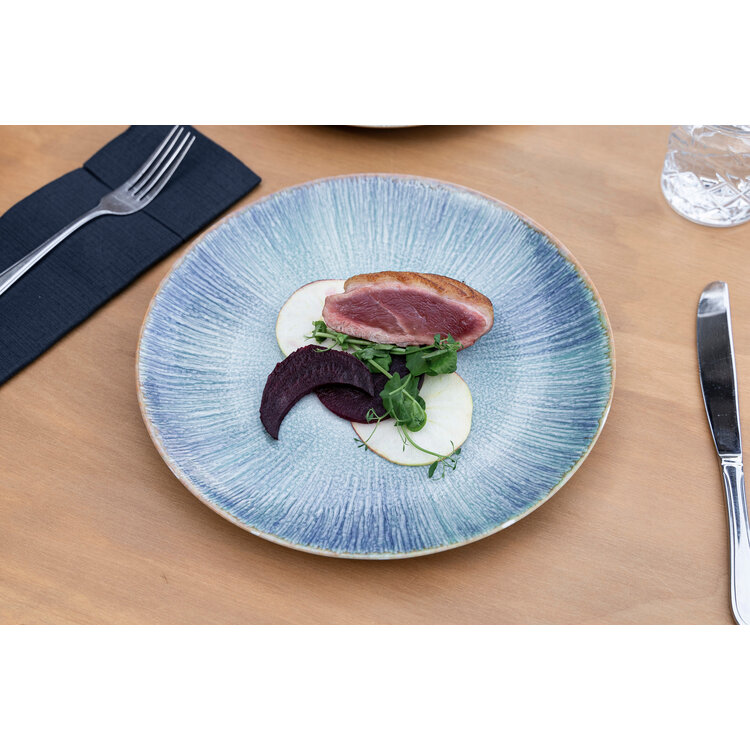 Hazel & Bos Hazel & Bos Juntos esmeralda dinerbord, 27 cm, set van 6, porselein