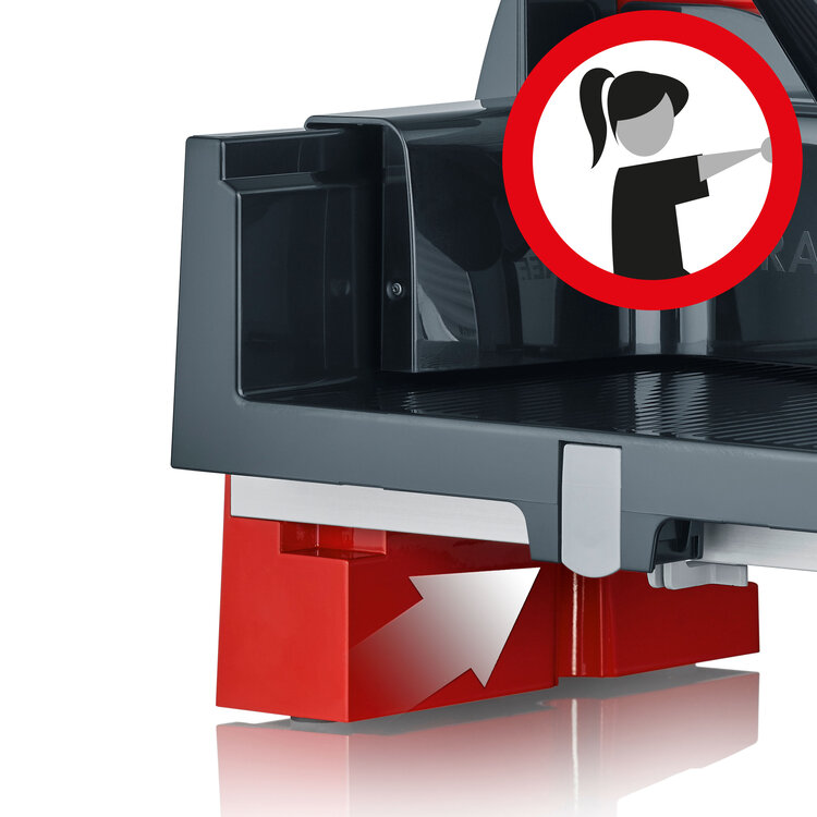 Graef Graef snijmachine Sliced Kitchen rood, elektrisch, met voet