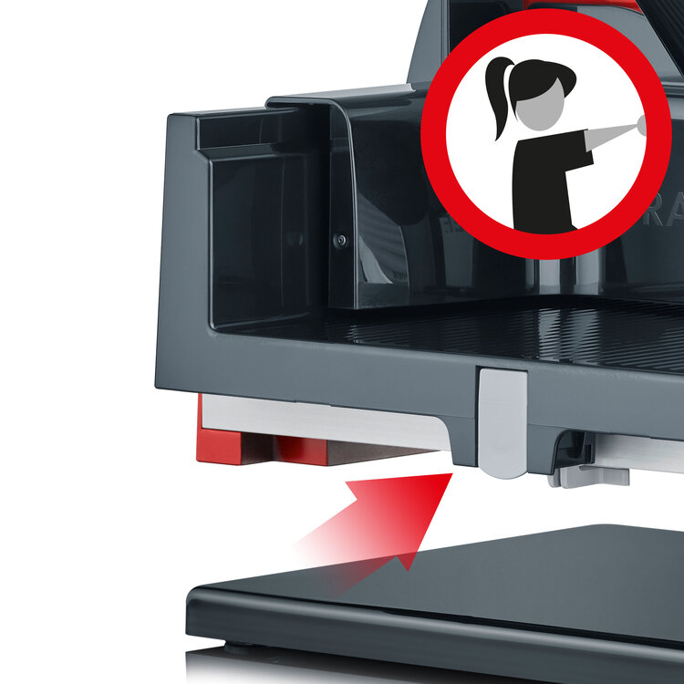 Graef Graef snijmachine Sliced Kitchen rood, elektrisch, vrijdragend