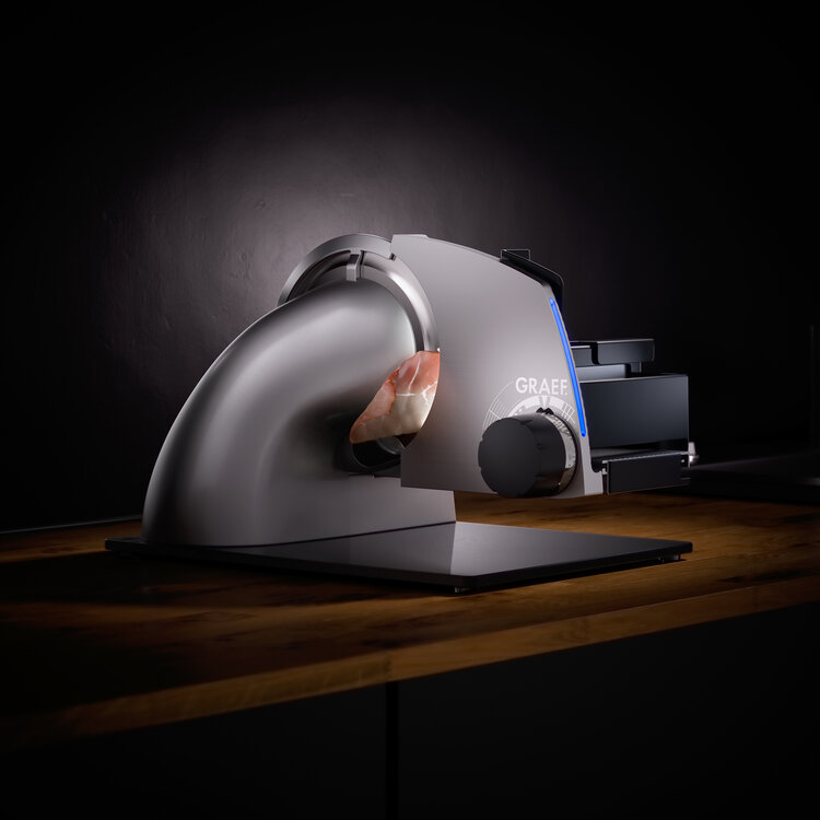 Graef Graef snijmachine Sliced Kitchen zwart, professioneel, vrijdragend