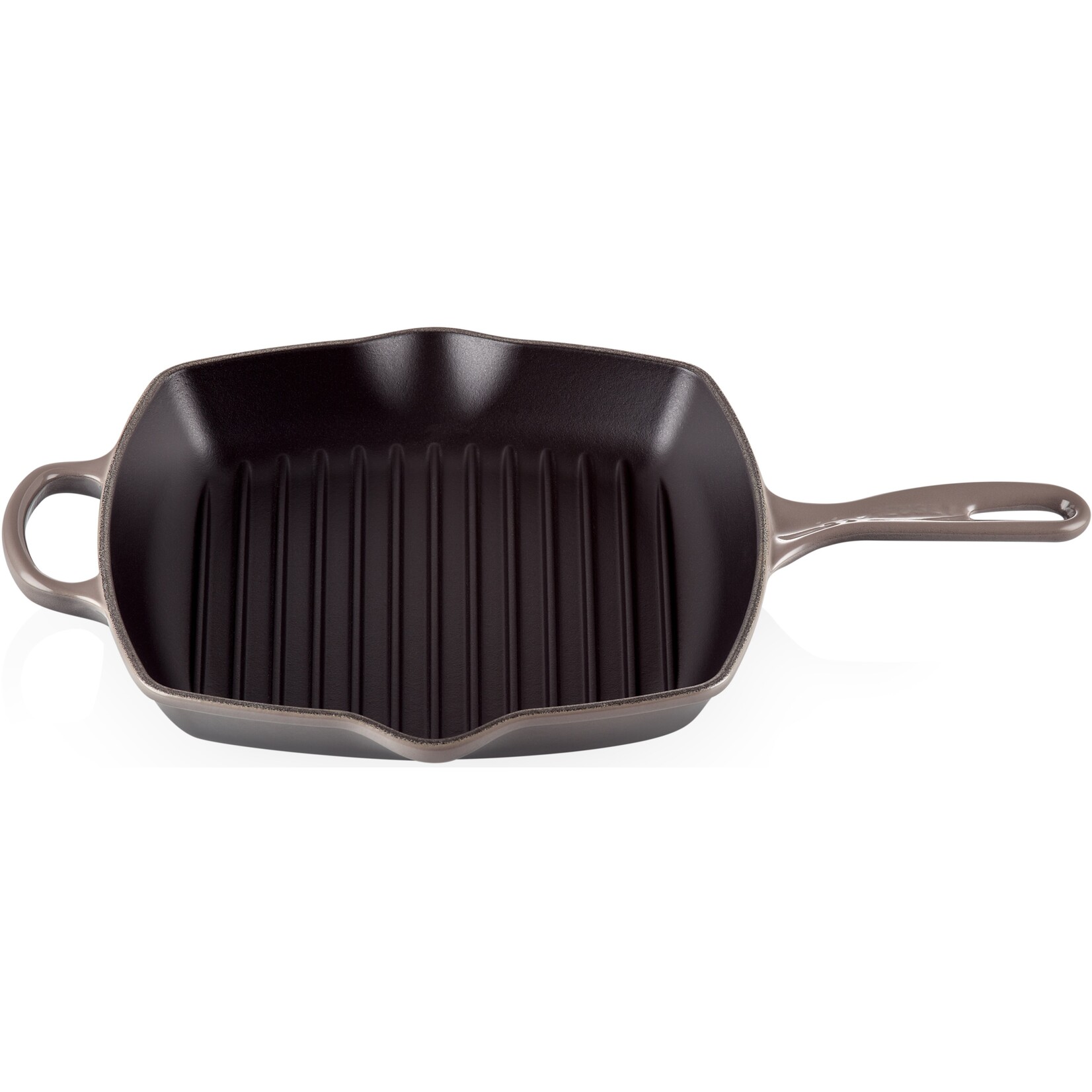 Le Creuset Le Creuset gietijzeren grillpan Grillit® flint, 26 cm, vierkant