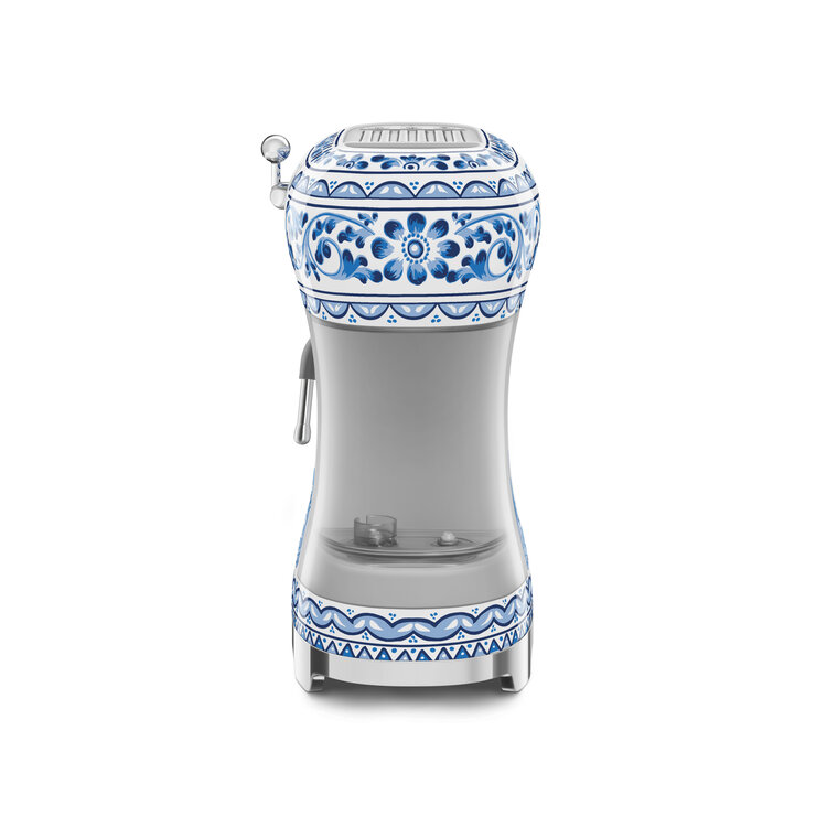 SMEG SMEG Dolce & Gabbana Espressomachine ECF02DGBEU, Blu Mediterraneo