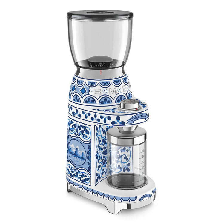 SMEG SMEG Dolce & Gabbana Bonenmaler CGF01DGBEU, Blu Mediterraneo