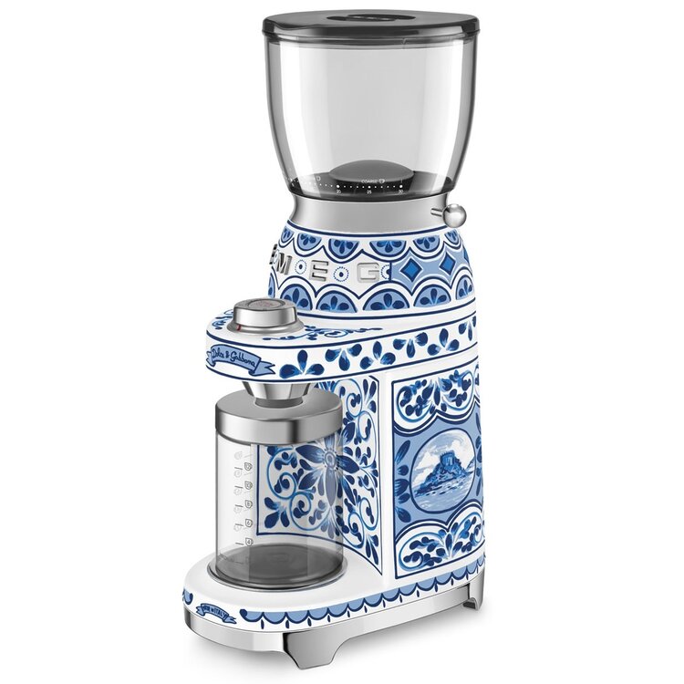 SMEG SMEG Dolce & Gabbana Bonenmaler CGF01DGBEU, Blu Mediterraneo
