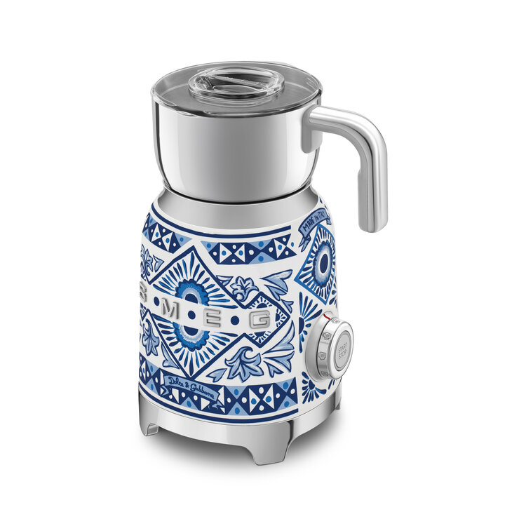 SMEG SMEG Dolce & Gabbana Melkopschuimer MFF01DGBEU, Blu Mediterraneo