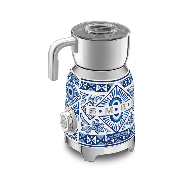 SMEG SMEG Dolce & Gabbana Melkopschuimer MFF01DGBEU, Blu Mediterraneo