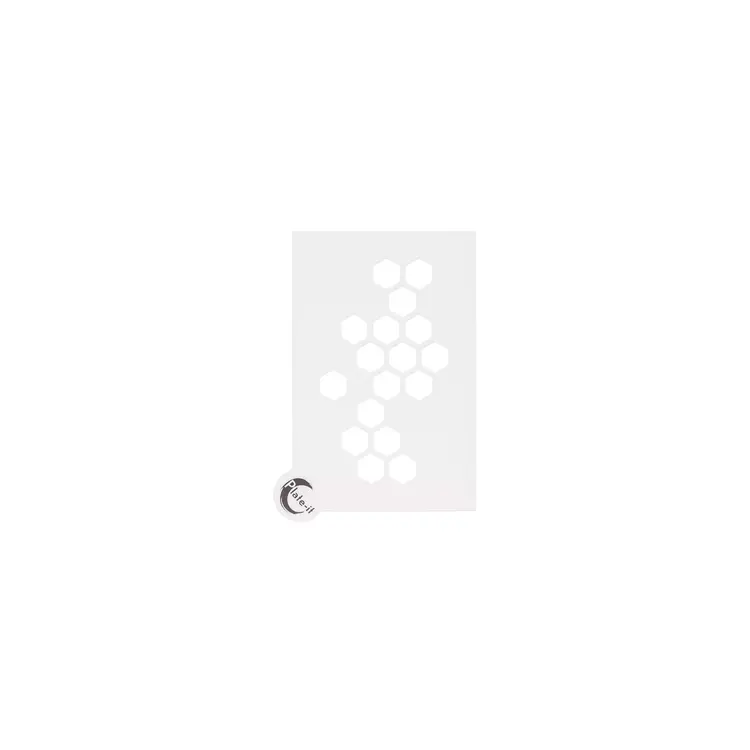 Plate-it Plate-it PP Stencils Hexagon