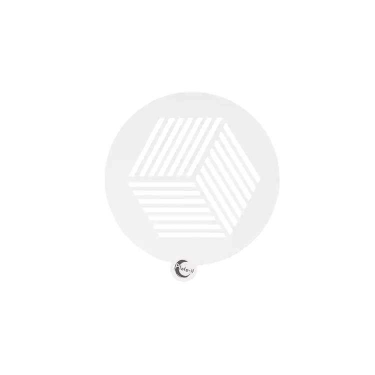 Plate-it Plate-it PP Stencils Hexagon