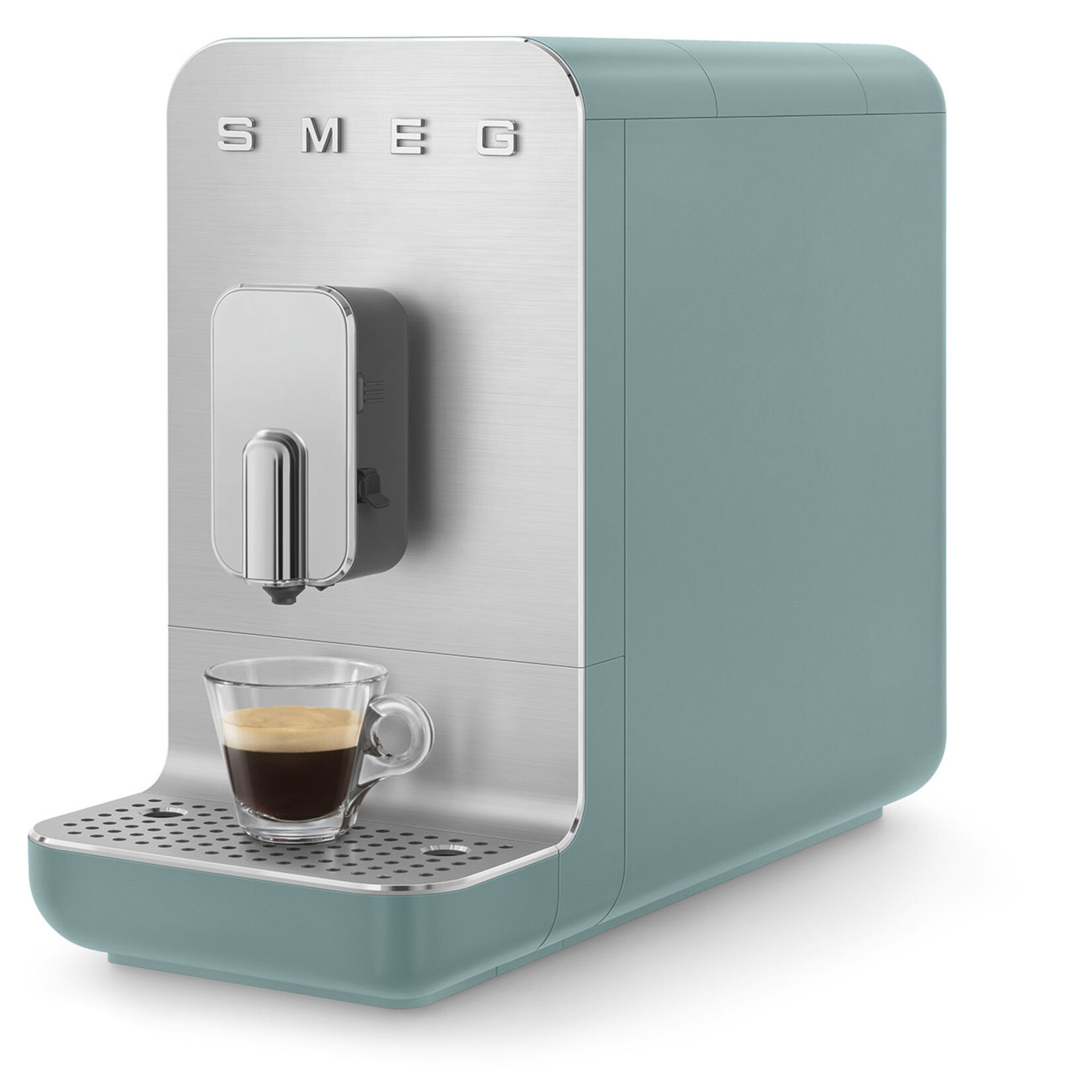 SMEG SMEG Volautomaat mat emerald green, BCC13EGMEU