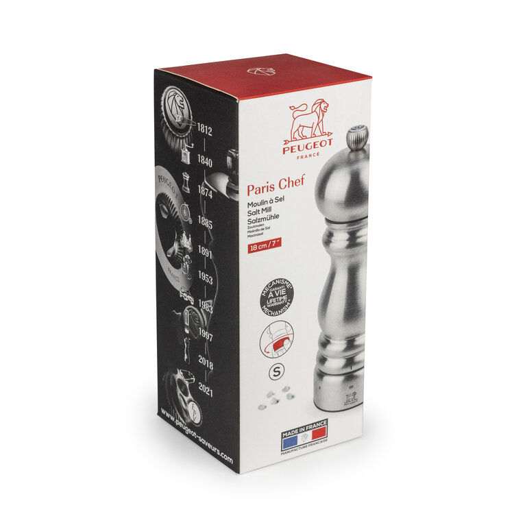 Peugeot Peugeot Paris Chef zoutmolen 18 cm, RVS, u'Select