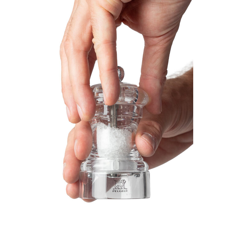 Peugeot Peugeot Bistro zoutmolen 10 cm, transparant, acryl