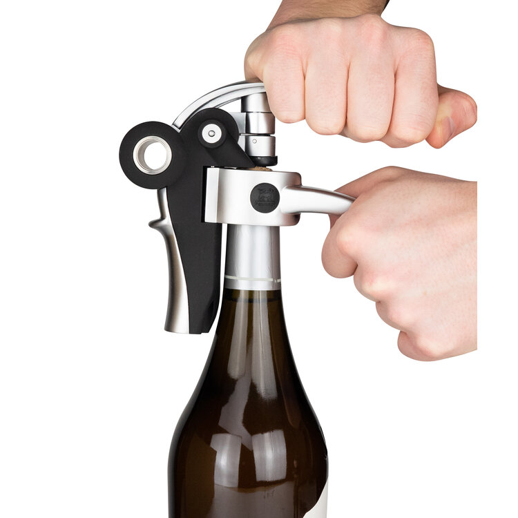 Peugeot Peugeot Baltaz kurkentrekker 14 cm, hefboom en dopsnijder, chroom/zwart
