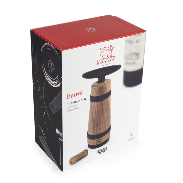 Peugeot Peugeot Barrel kurkentrekker 18 cm, wormschroef, hout