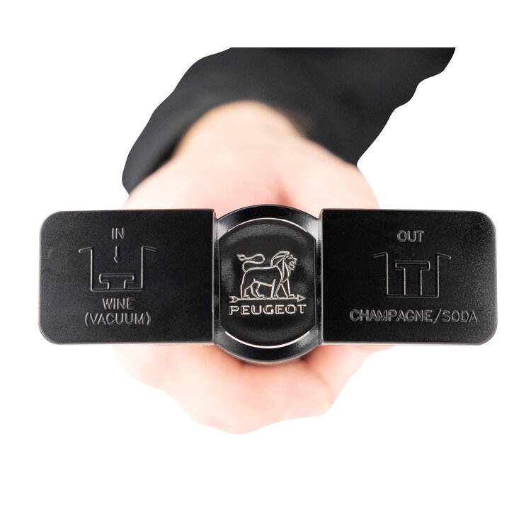 Peugeot Peugeot Epivac duo vacuümpomp wijn, zwart, 2 doppen