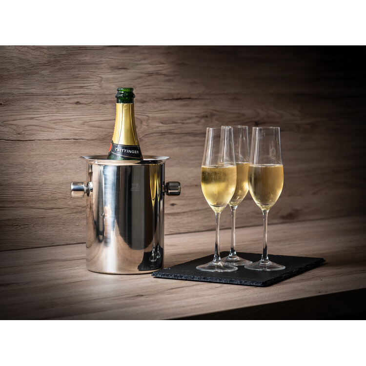 Peugeot Peugeot champagnekoeler met ijsblokjes, RVS