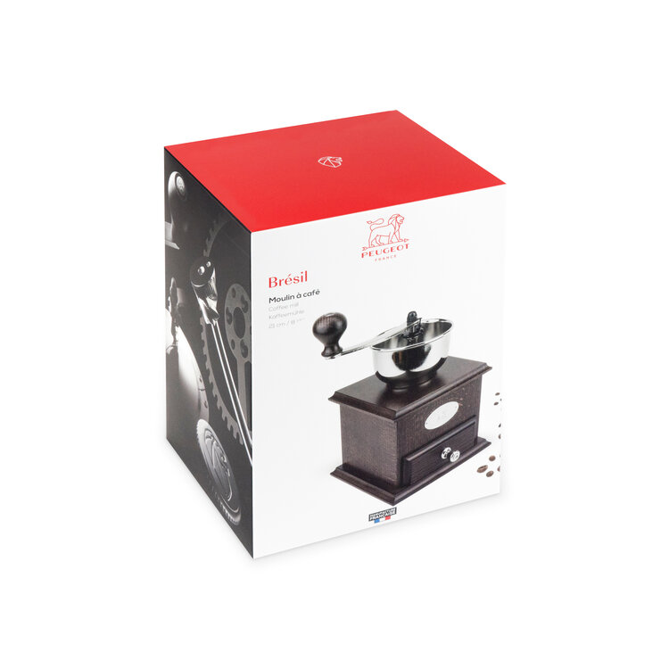Peugeot Peugeot Bresil koffiemolen 21 cm, beukenhout, 11 maalposities