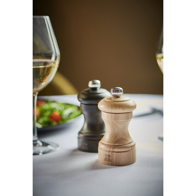 Peugeot Peugeot Bistro peper- en zoutmolen 10 cm, chocolade/naturel, beukenhout