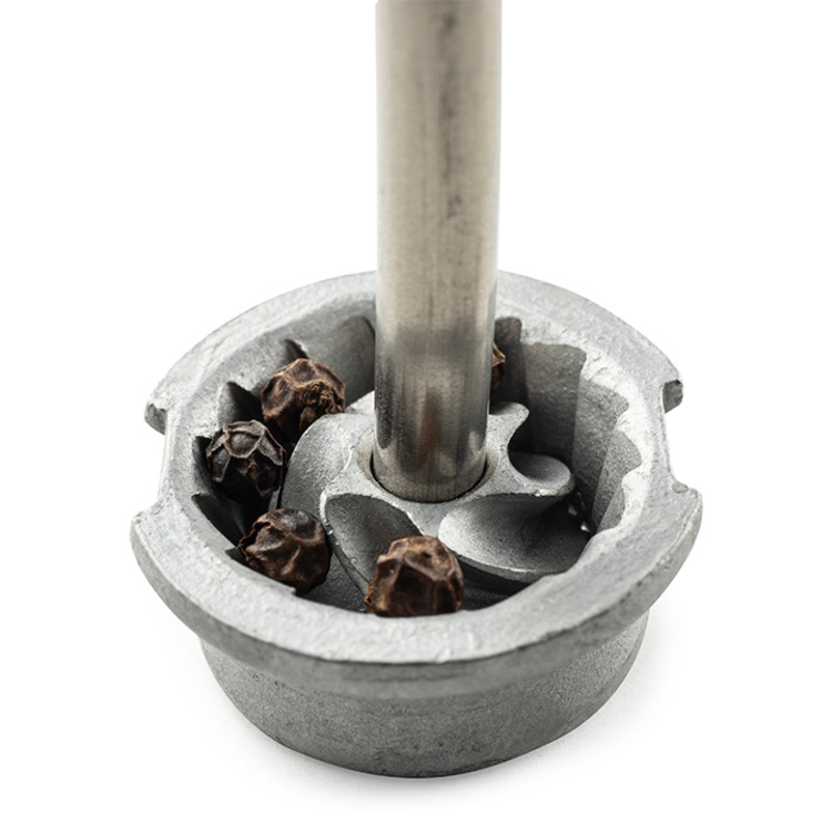 Peugeot Peugeot Fidji pepermolen 12 cm, mat zwart, beukenhout