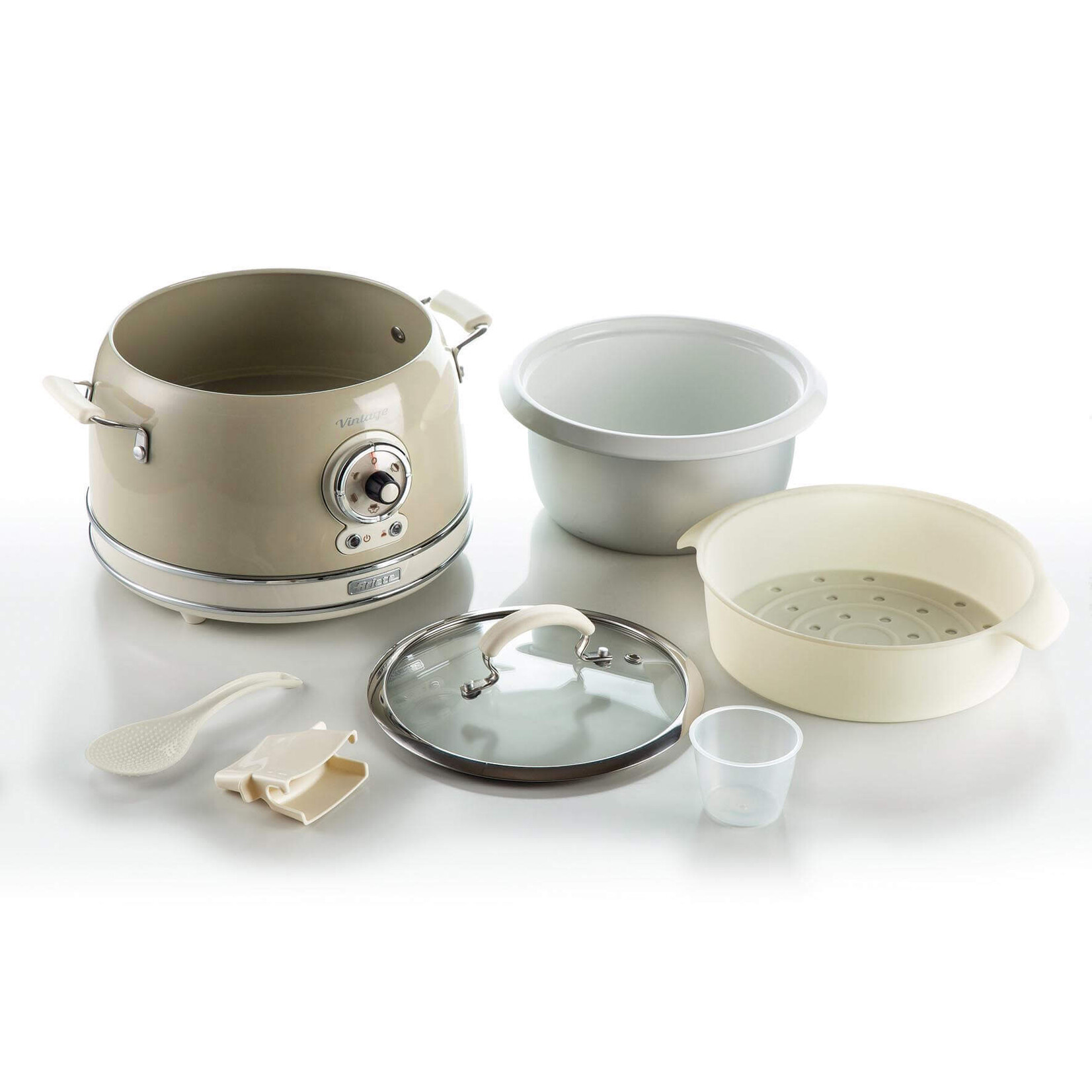 Ariete Ariete Slowcooker & rijstkoker vintage, beige