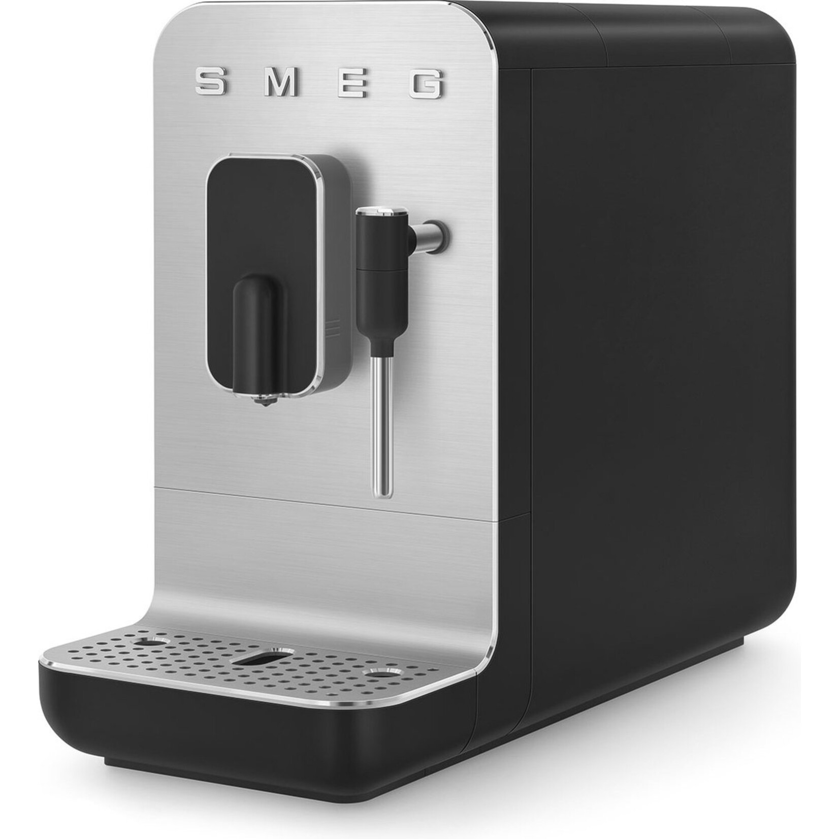SMEG SMEG espressomachine medium, mat zwart, met stoomfunctie, BCC12BLMEU