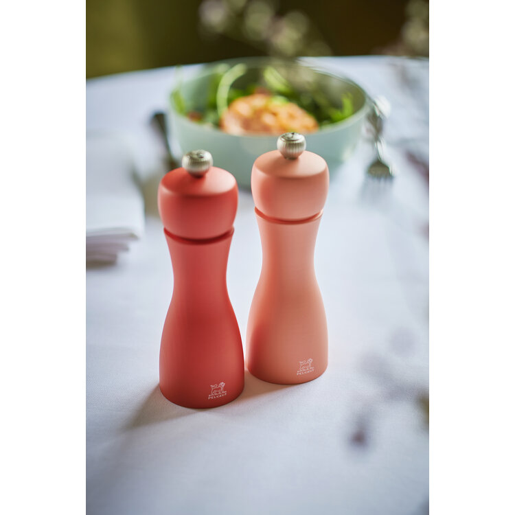 Peugeot Peugeot Tahiti peper- en zoutmolen 15 cm, baksteen & vlam, duo