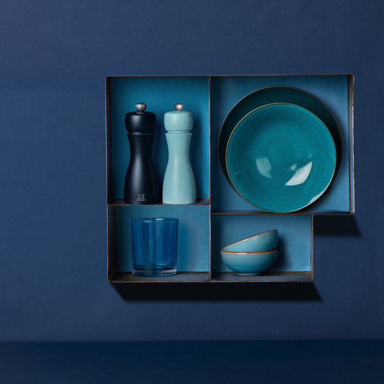 Peugeot Peugeot Tahiti peper- en zoutmolen 15 cm, nacht & azuur, duo