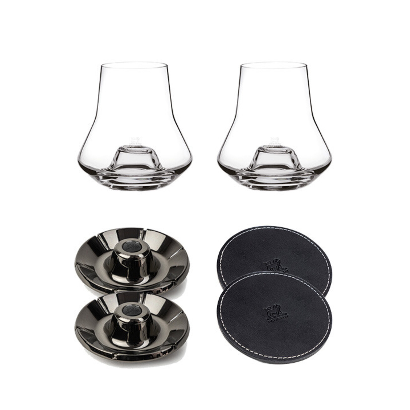 Peugeot Peugeot Atmosphere geschenkset whisky, 2 whiskyglazen en koelbasis