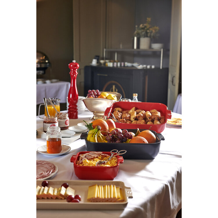 Peugeot Peugeot Appolia ovenschaal 40 cm, rood, rechthoek