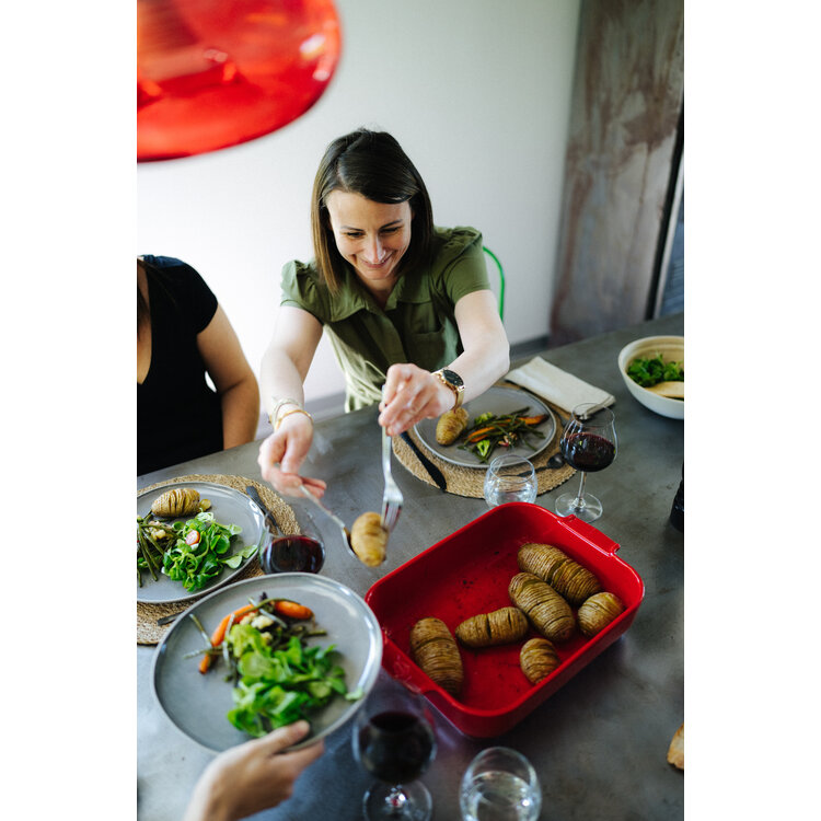 Peugeot Peugeot Appolia ovenschaal 36 cm, rood, rechthoek