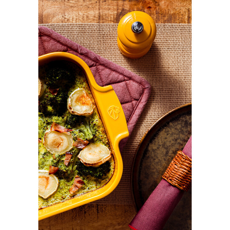 Peugeot Peugeot Appolia ovenschaal 36 cm, saffraangeel, rechthoek