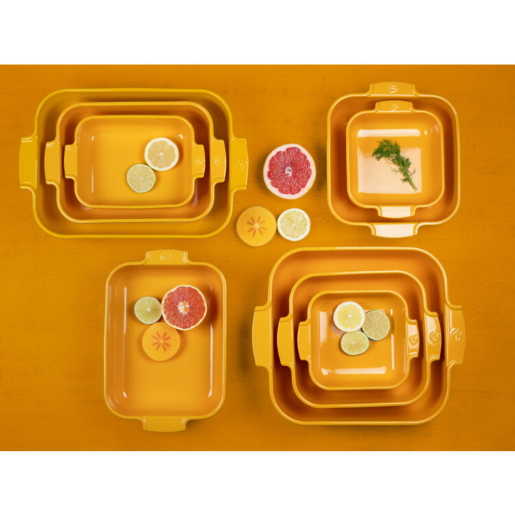 Peugeot Peugeot Appolia ovenschaal 36 cm, saffraangeel, rechthoek